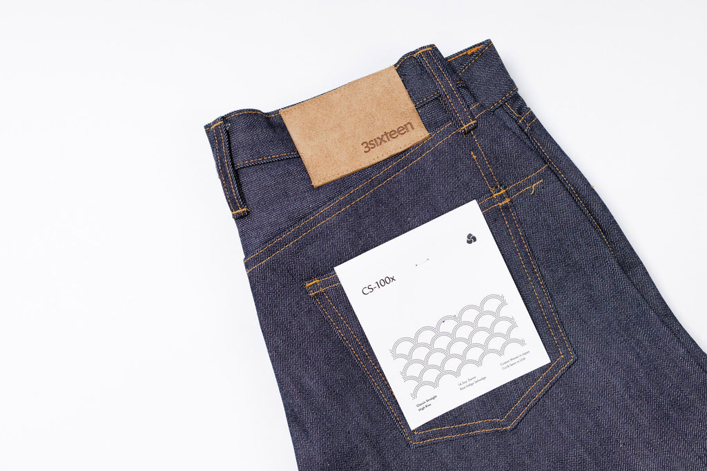 3SIXTEEN -Classic Straight Jean Top Half Back