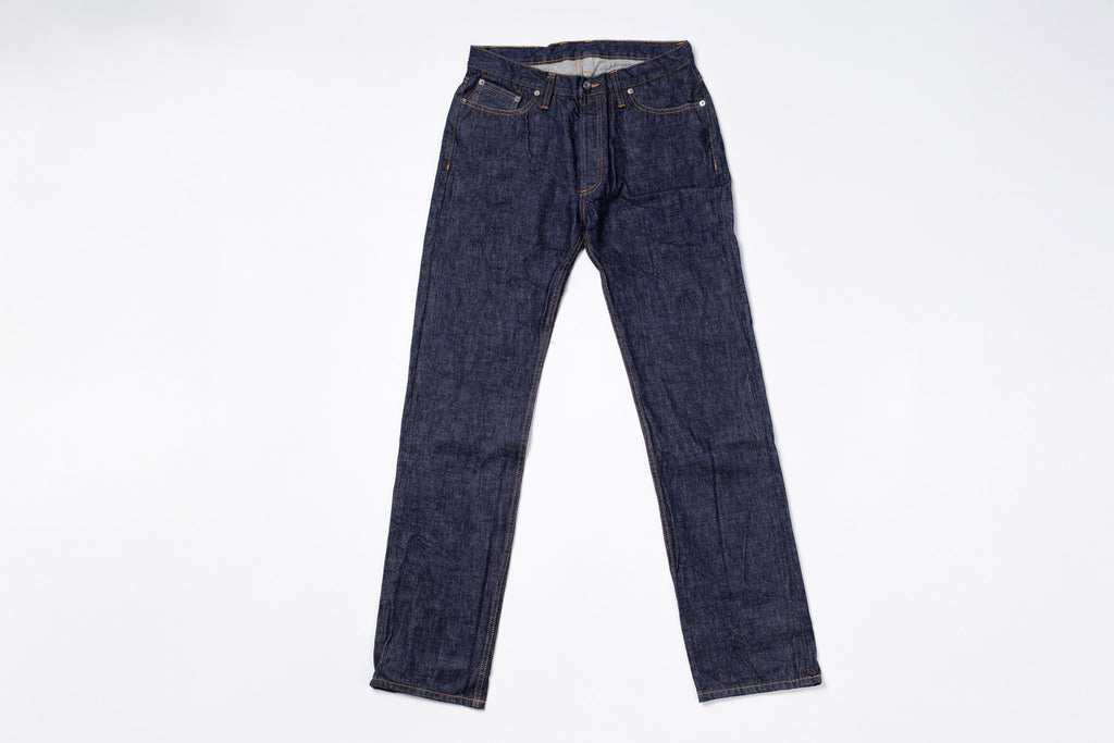 3SIXTEEN  Classic Straight Jeans in Rinsed Indigo, Front