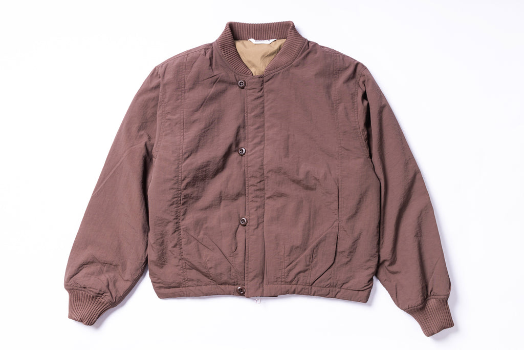 Brown jacket on a white background