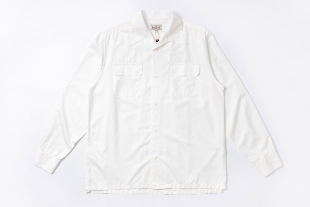 Sport Shirt in White Front View