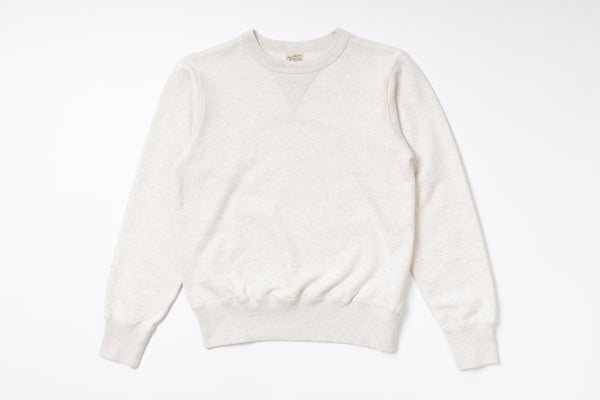 Plain Sweatshirt in Oatmeal Front View