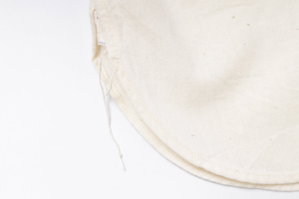 Chambray Shirt in White Side Seam View