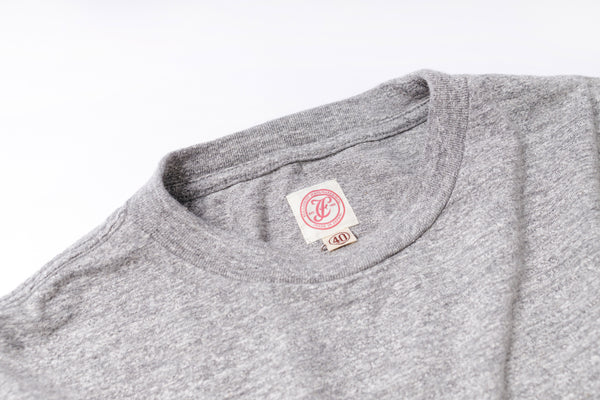 Heather Grey Tsuriami T-Shirt Neck View