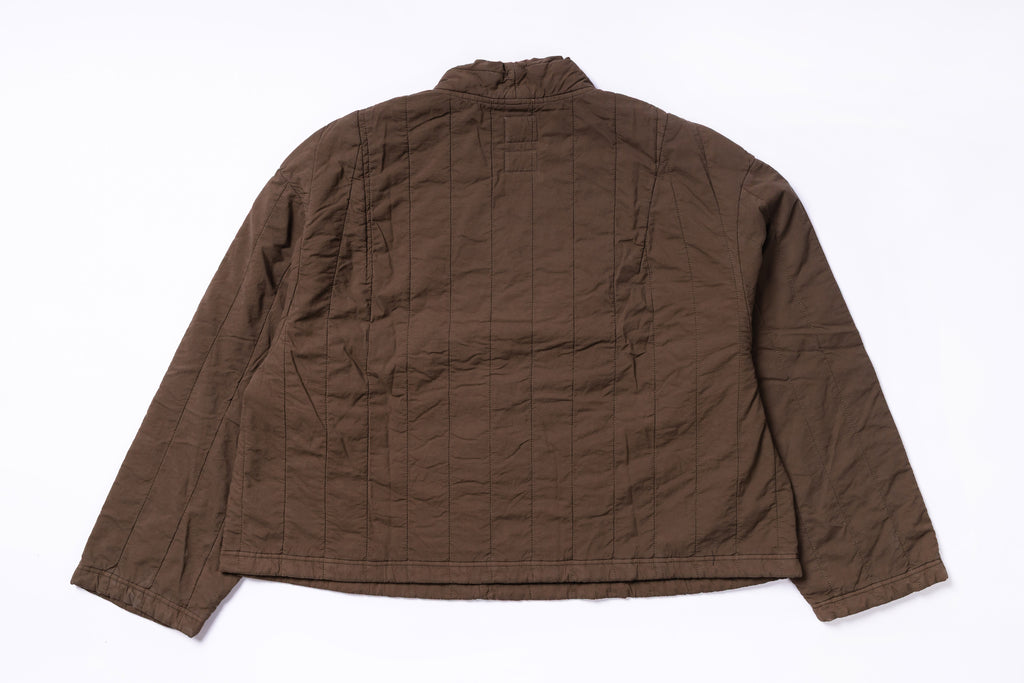 Brown jacket on a white background