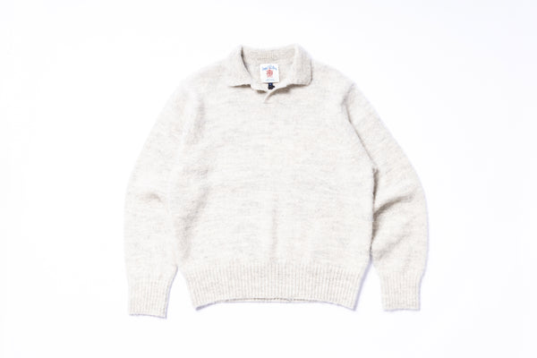 White sweater on a white background