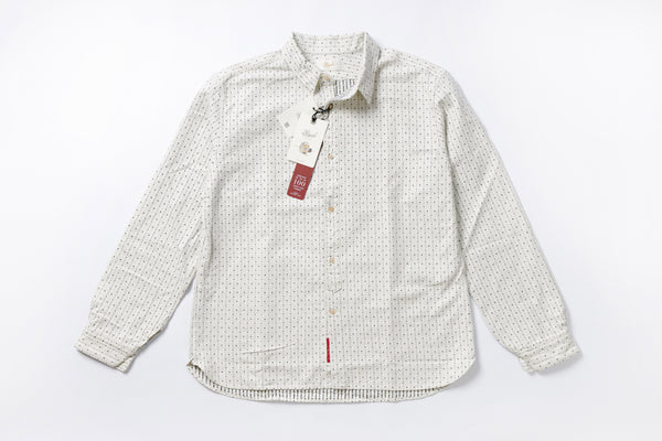 Indigo Stripe Shirt Front View