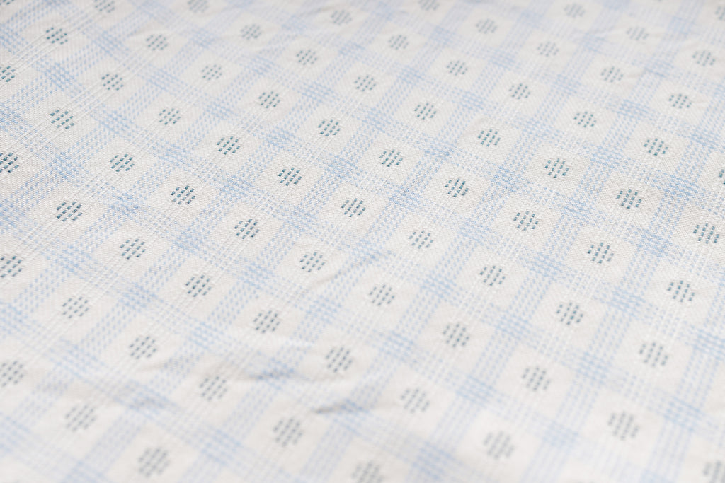 PREQUEL - Mini Collar Shirt in Beige Texture View