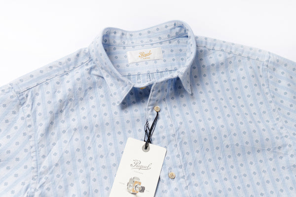 Mini Collar Shirt in Blue Collar