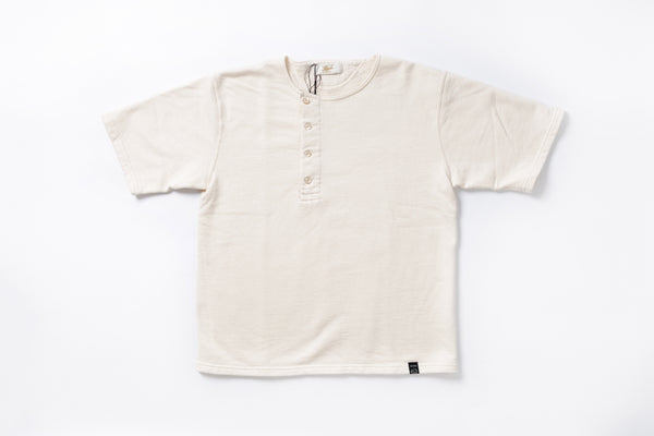 Short Sleeve Henley Sweatshirt Front View