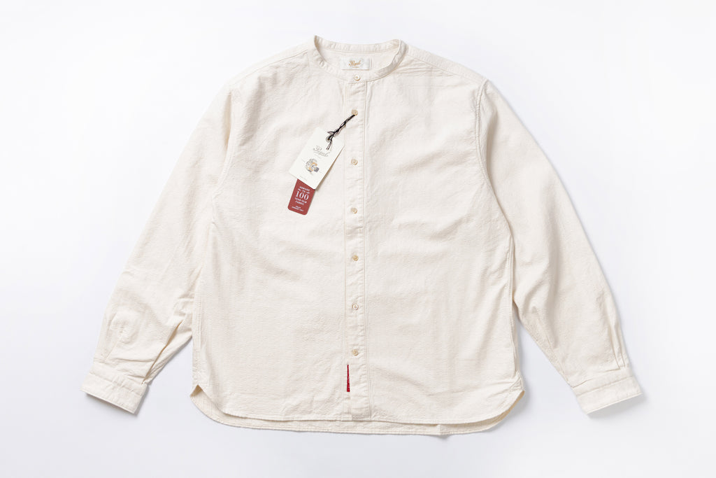 Stand-up Collar Shirt Front View