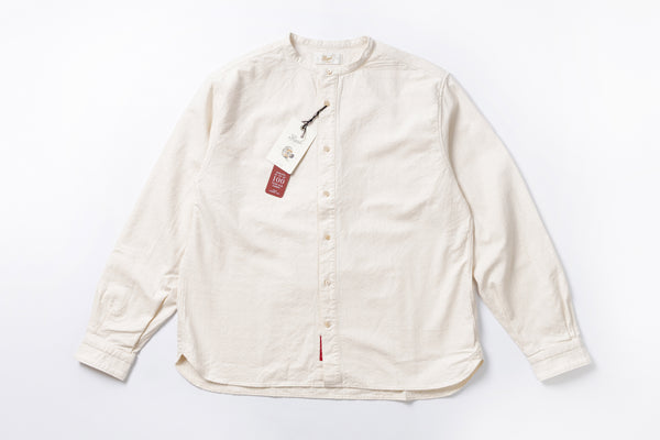 Stand-up Collar Shirt Front View