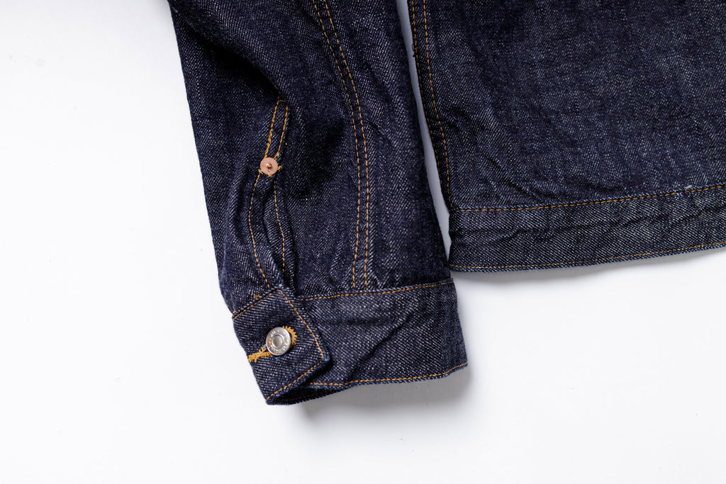 TCB - 20's Jacket Type One Denim Jacket Sleeve View