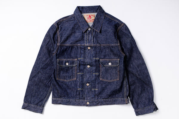 TCB - 50's Jacket, Two Pocket Type 2 Denim Jacket Front View