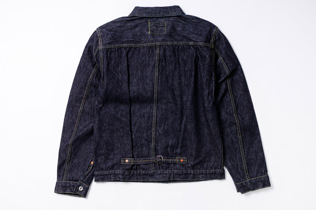 Type One WW2 Denim Jacket Back View