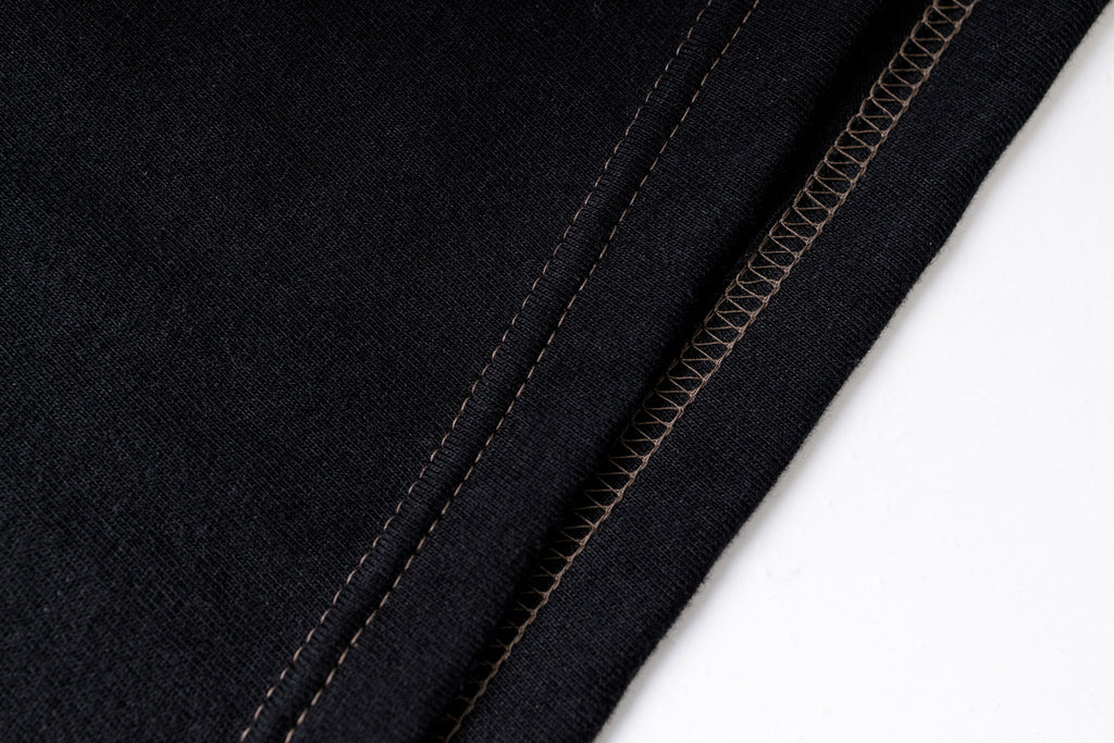 T-Shirt Black Two-Pack Hem