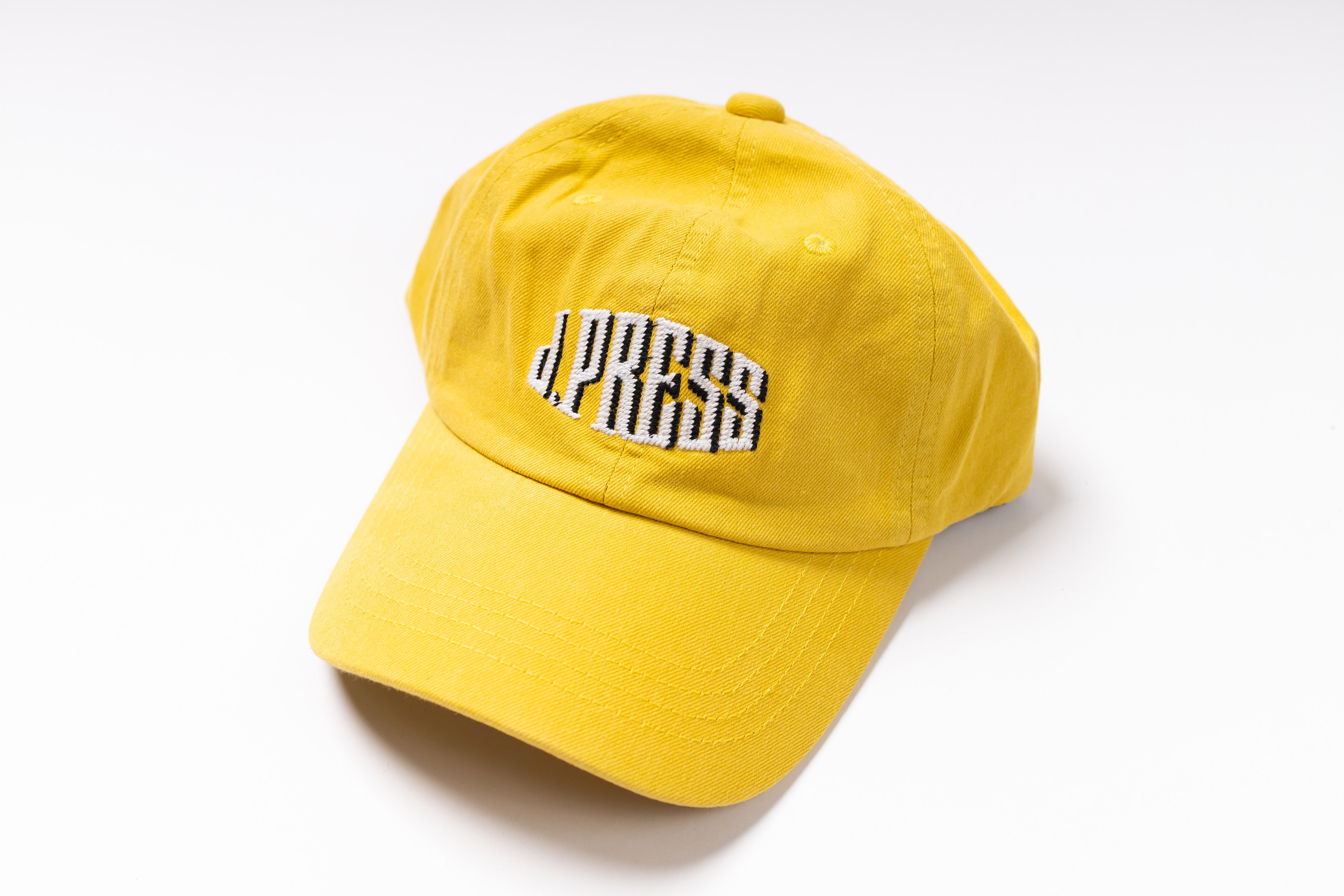 J.PRESS ORIGINALS - Logo Cap in Yellow-1