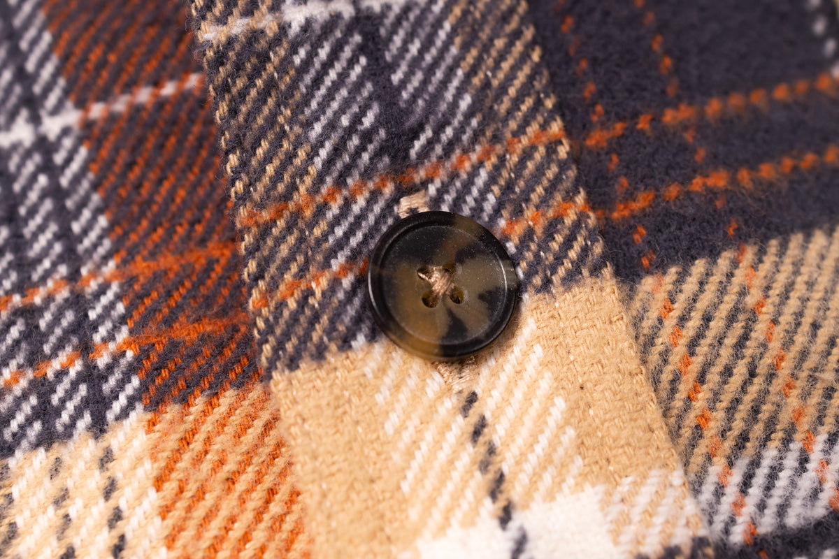 PIKE BROTHERS - 1943 CPO Shirt in Barrow Orange-4