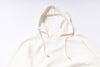 White hoodie on a white background