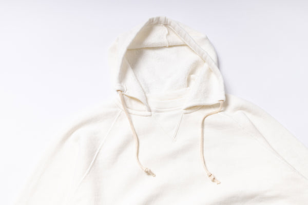 White hoodie on a white background