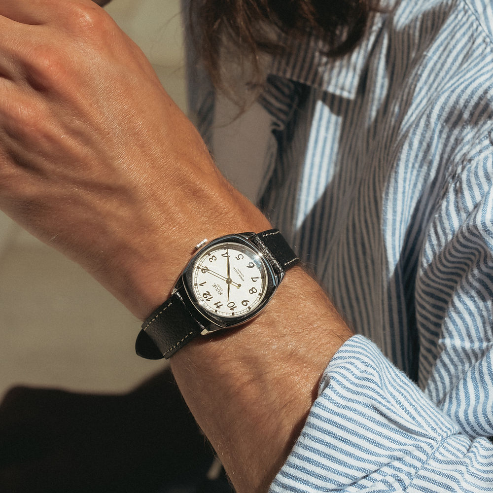 KUOE - Royal Smith 90-008 Silver Case With Silver Indices Dial