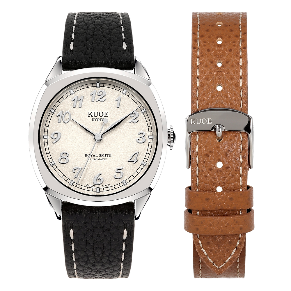 KUOE - Royal Smith 90-008 Silver Case With Silver Indices Dial