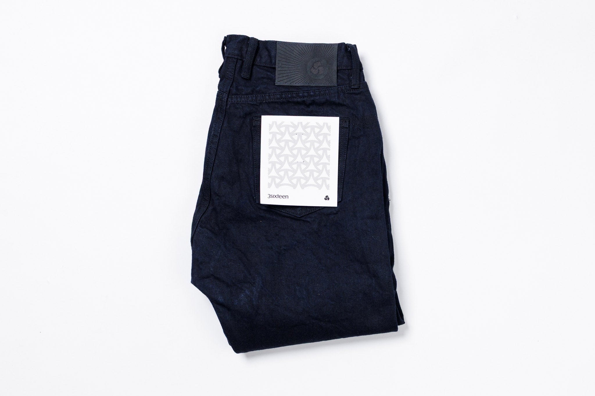 3SIXTEEN Classic Straight ⁠Jeans Front Folded