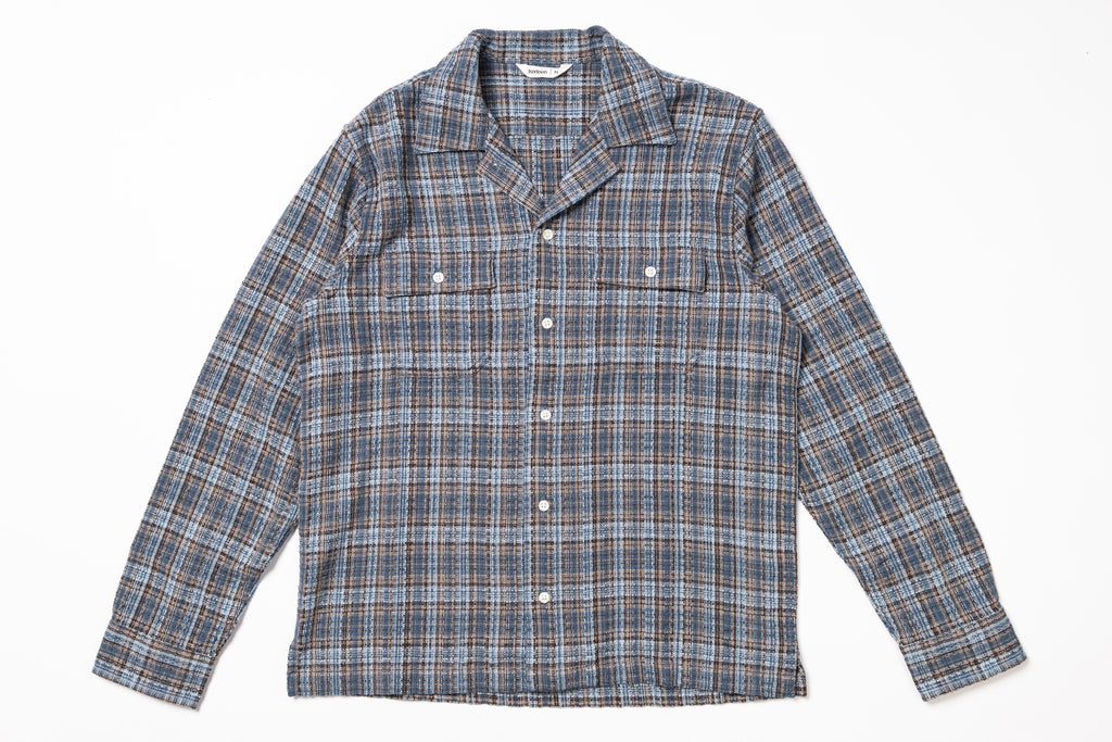Plaid shirt on a white background