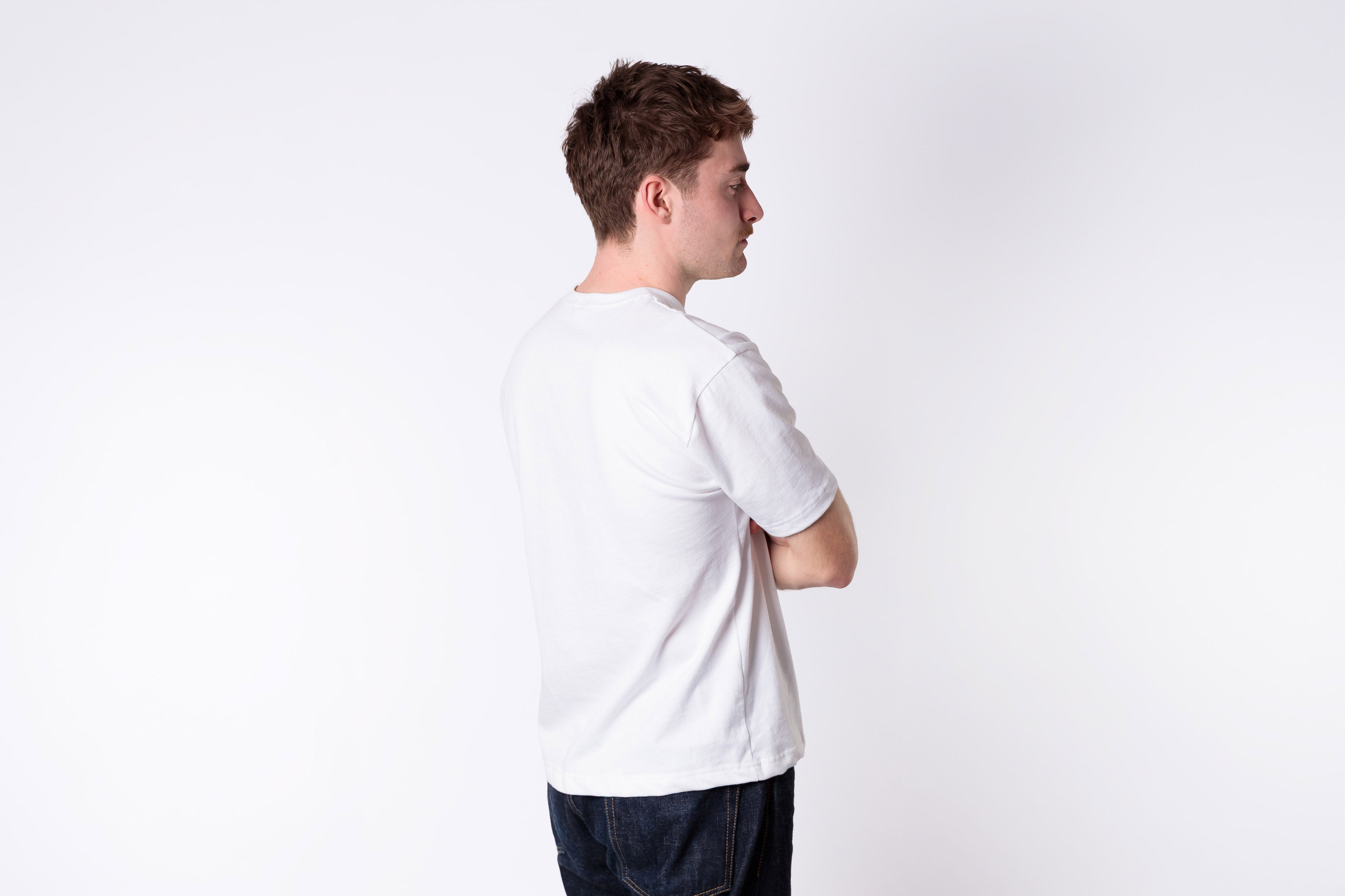 3SIXTEEN - Heavyweight Boxy T-Shirt in White