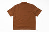 Brown shirt on a white background