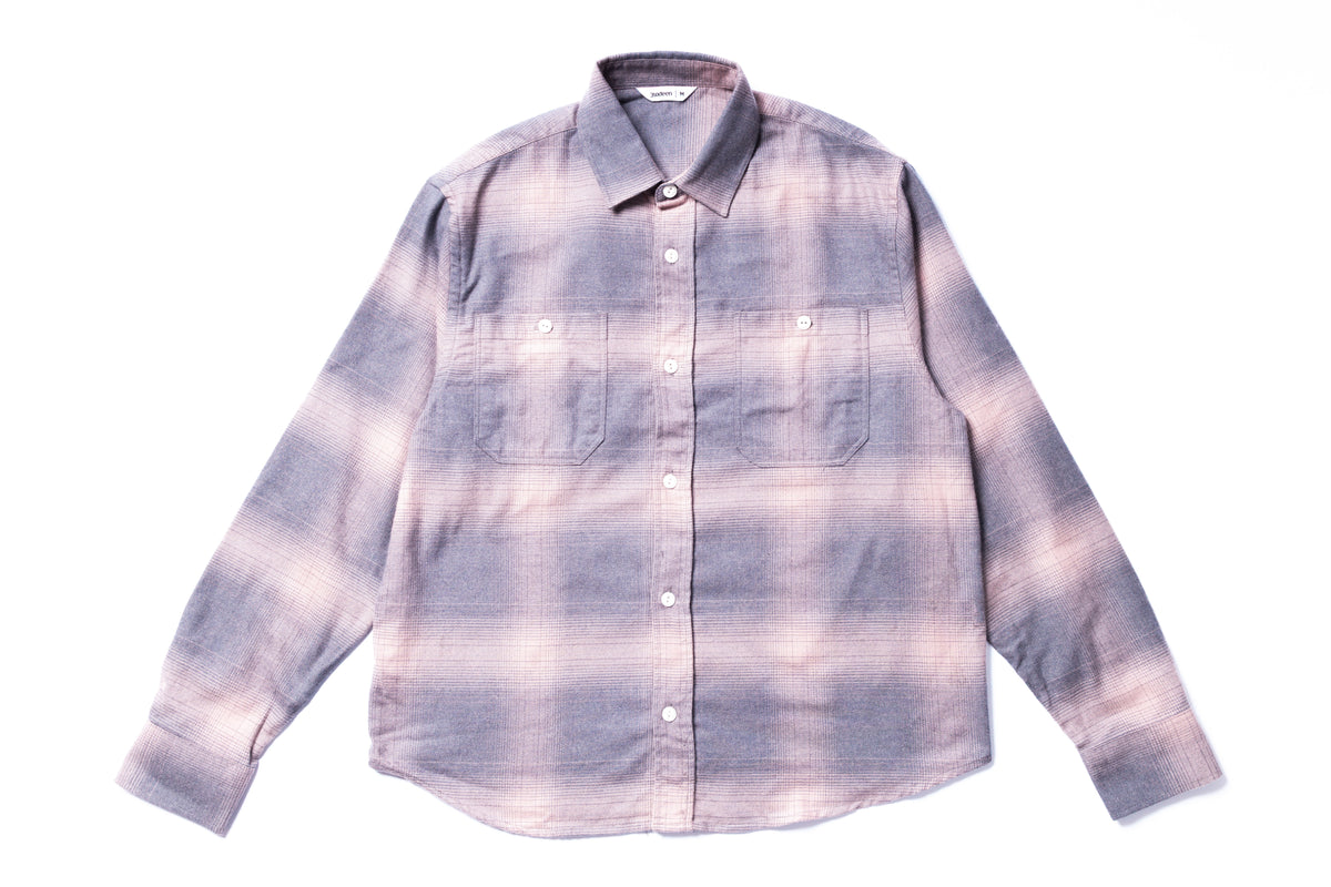 3SIXTEEN - Utility Flannel in Mauve Ombre
