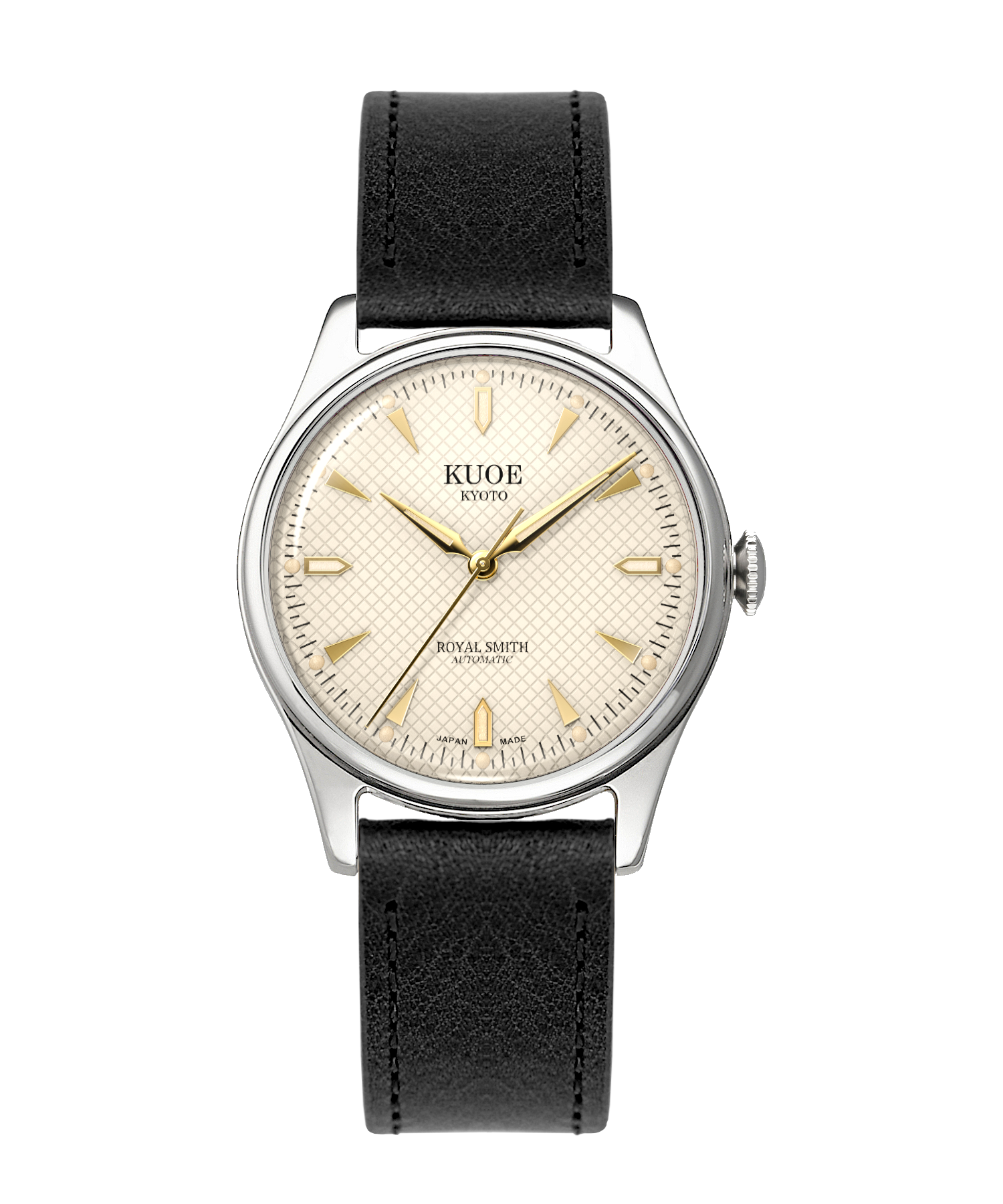 KUOE - Royal Smith 90-006 Silver Case Ivory Dial