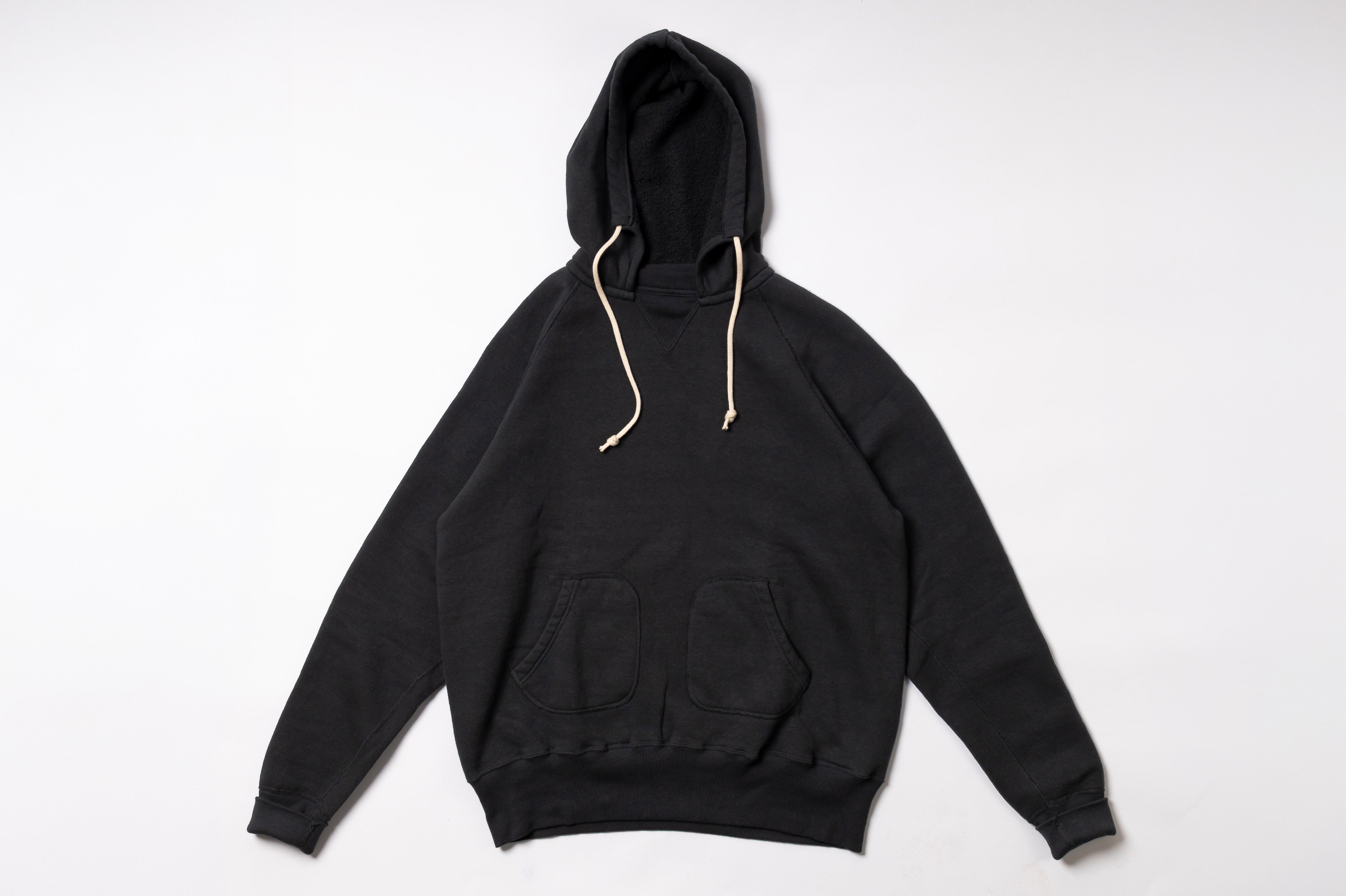 Black hoodie on a white background