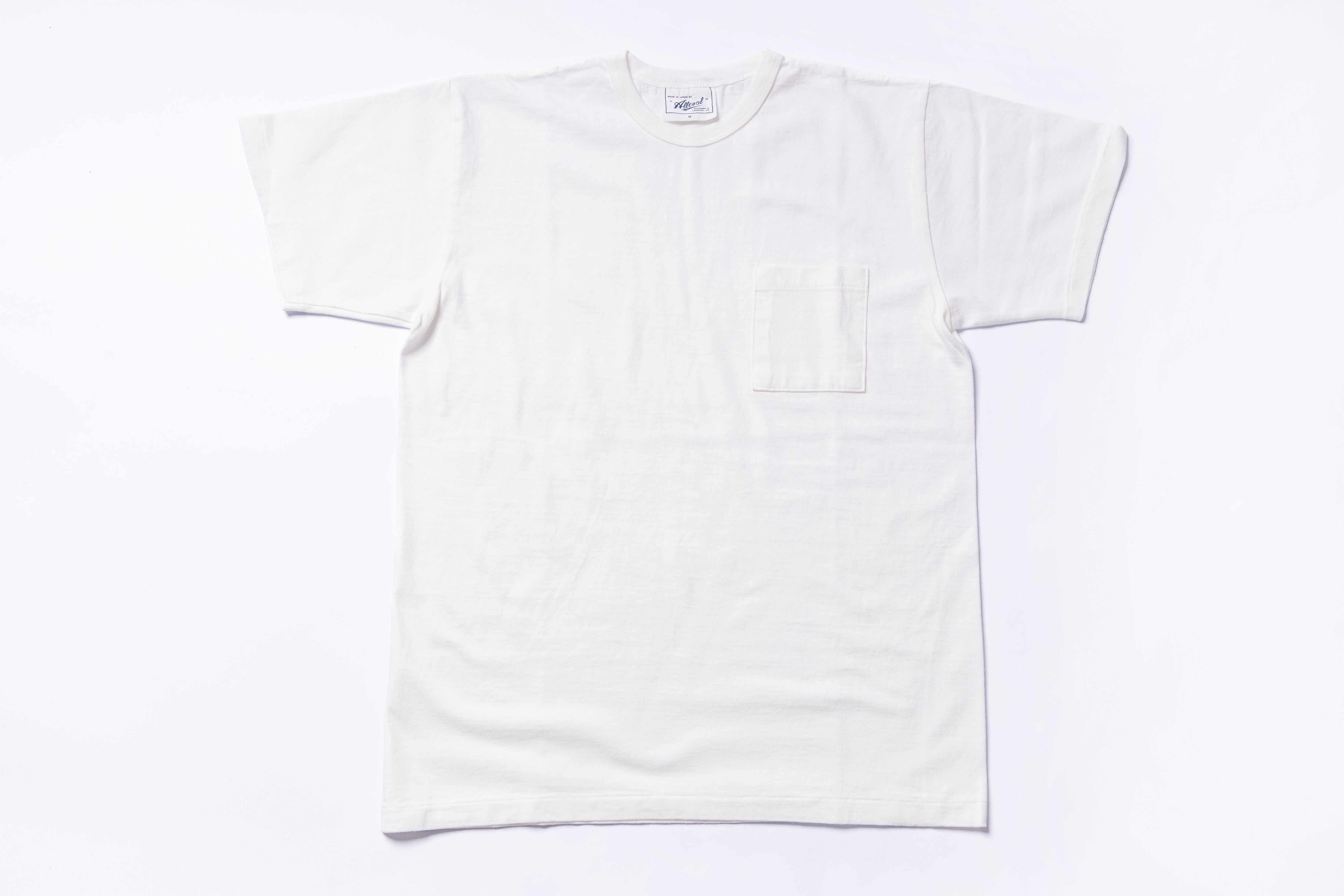 White t-shirt on a white background
