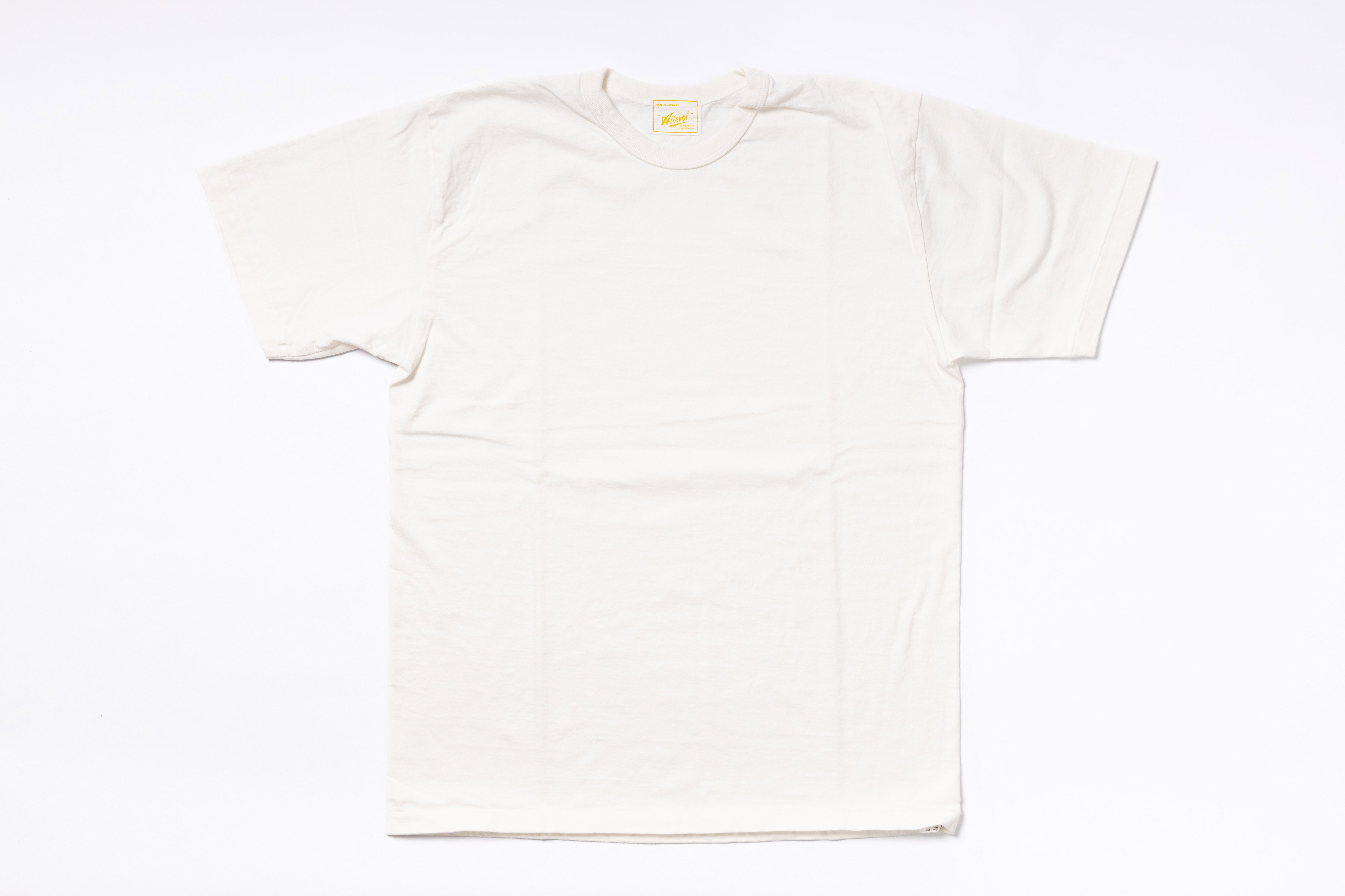 White t-shirt on a white background