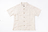 Cuban Shirt in Oatmeal Front View