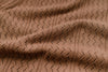 Mesh Knit Shirt in Brown Texture