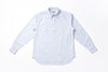 Striped Pullover Shirt in Blue Front View