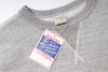  Plain Sweatshirt in Grey Neck and Label View