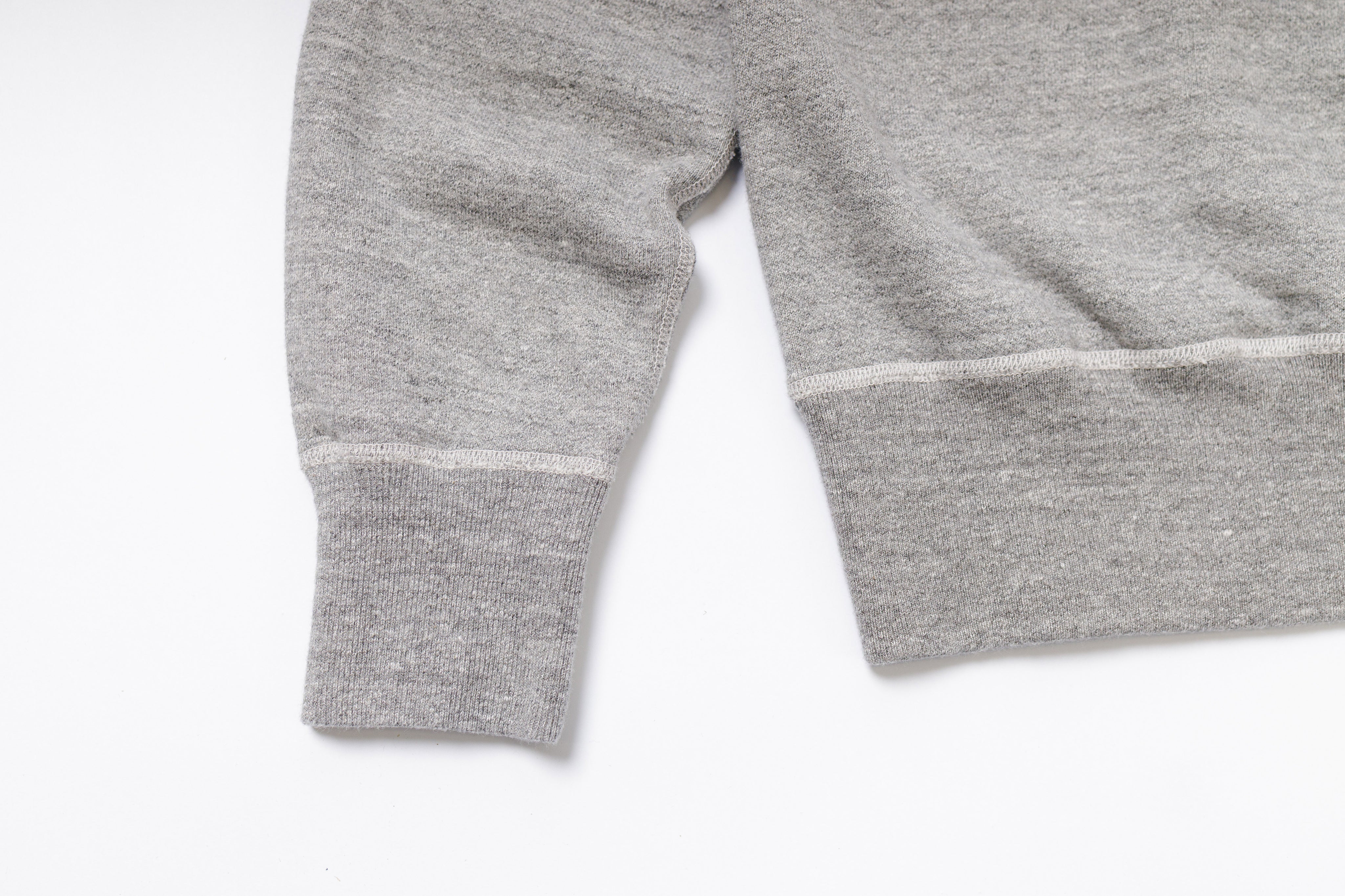  Plain Sweatshirt in Grey Sleeve View