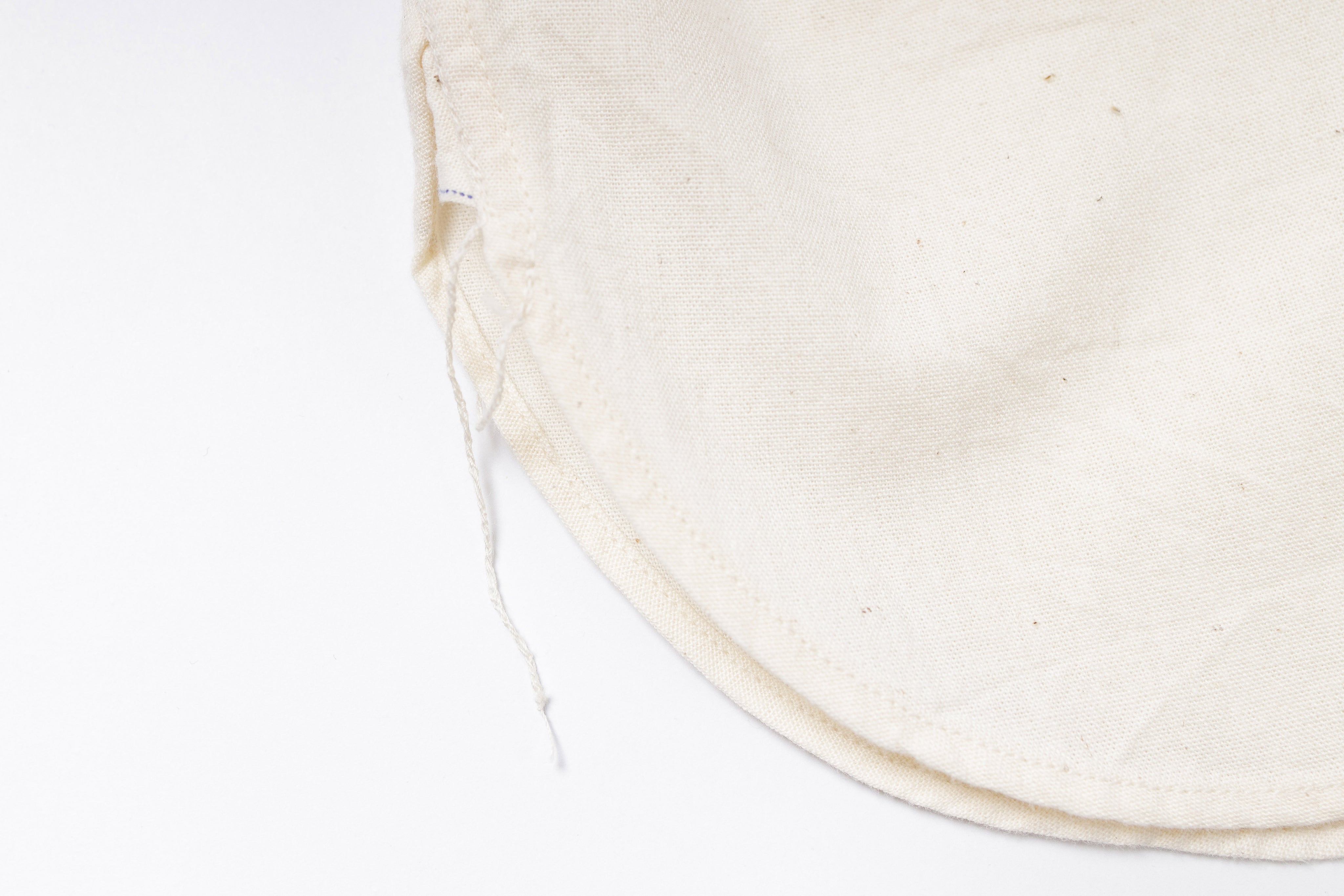 Chambray Shirt in White Side Seam View