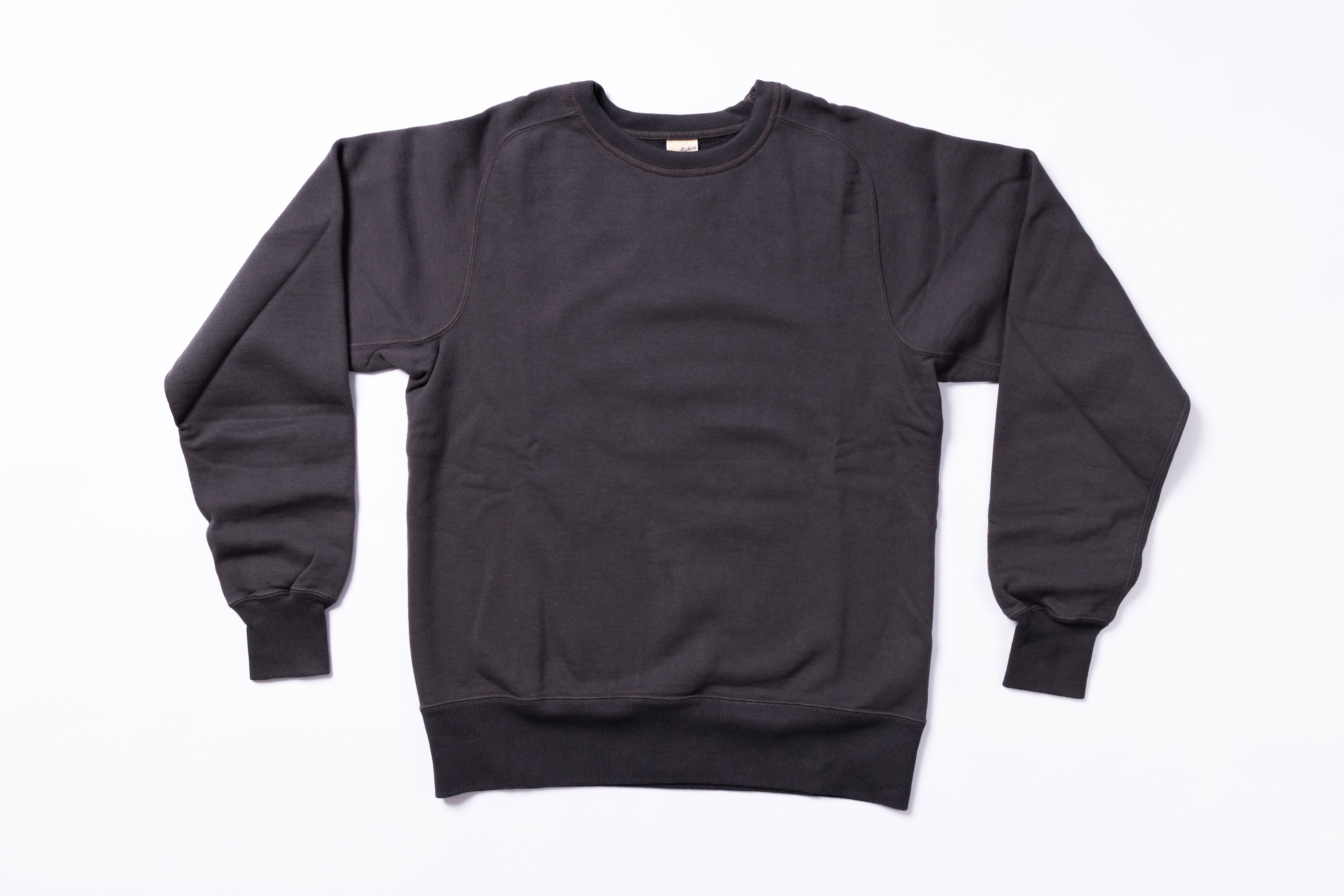 Black sweatshirt on a white background
