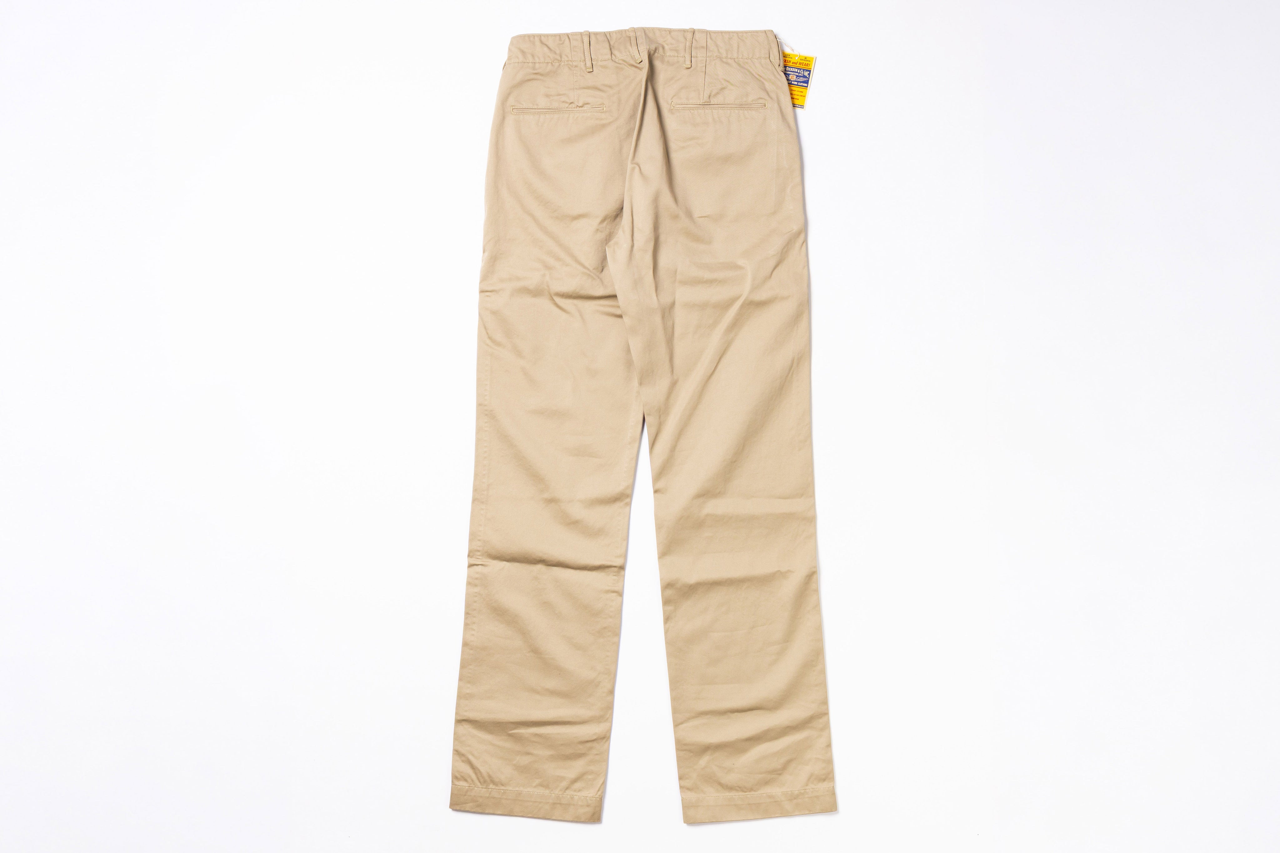 BUZZ RICKSON'S - Original Spec Chinos in Khaki