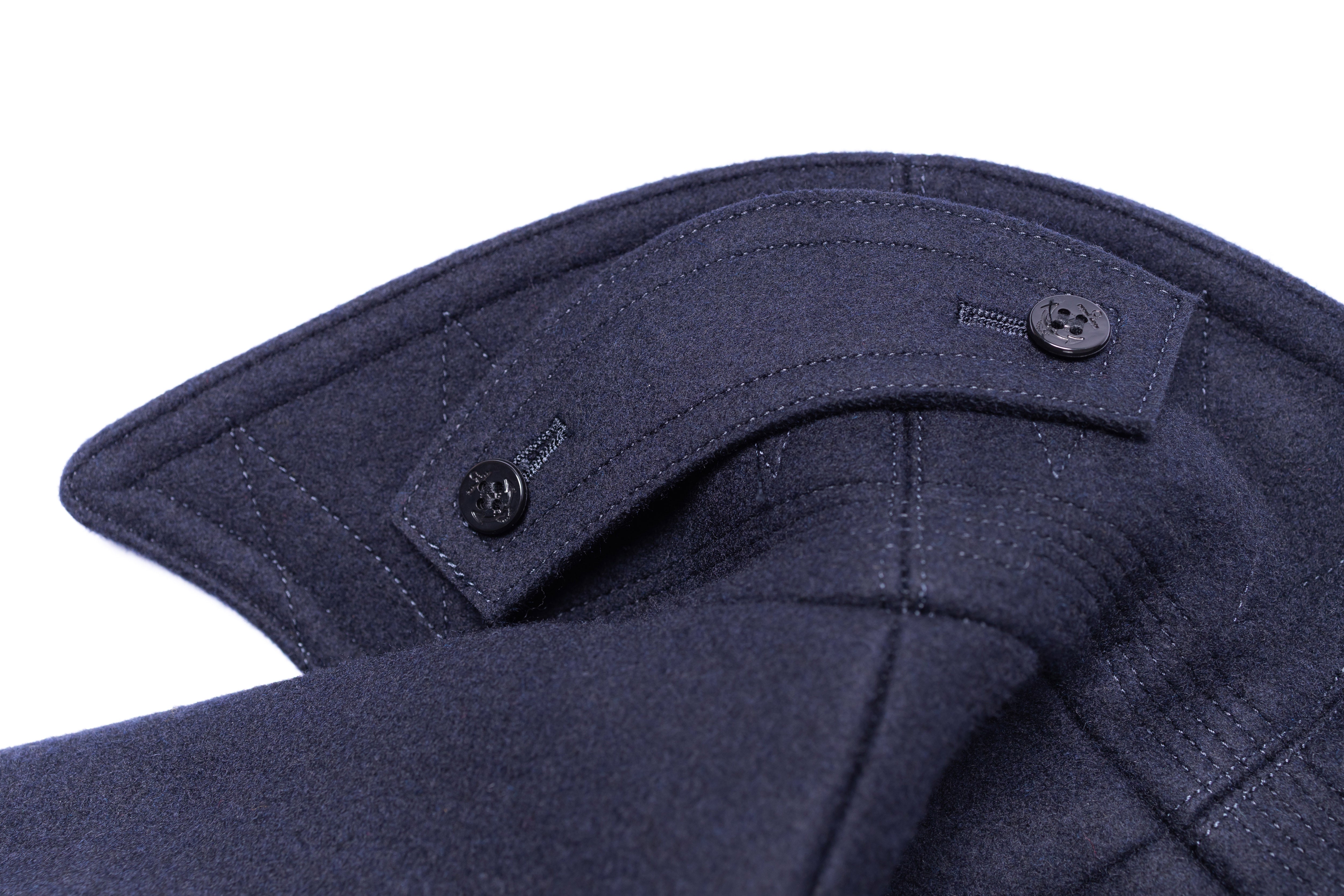 BUZZ RICKSON'S - U.S. Navy Pea Coat in Navy
