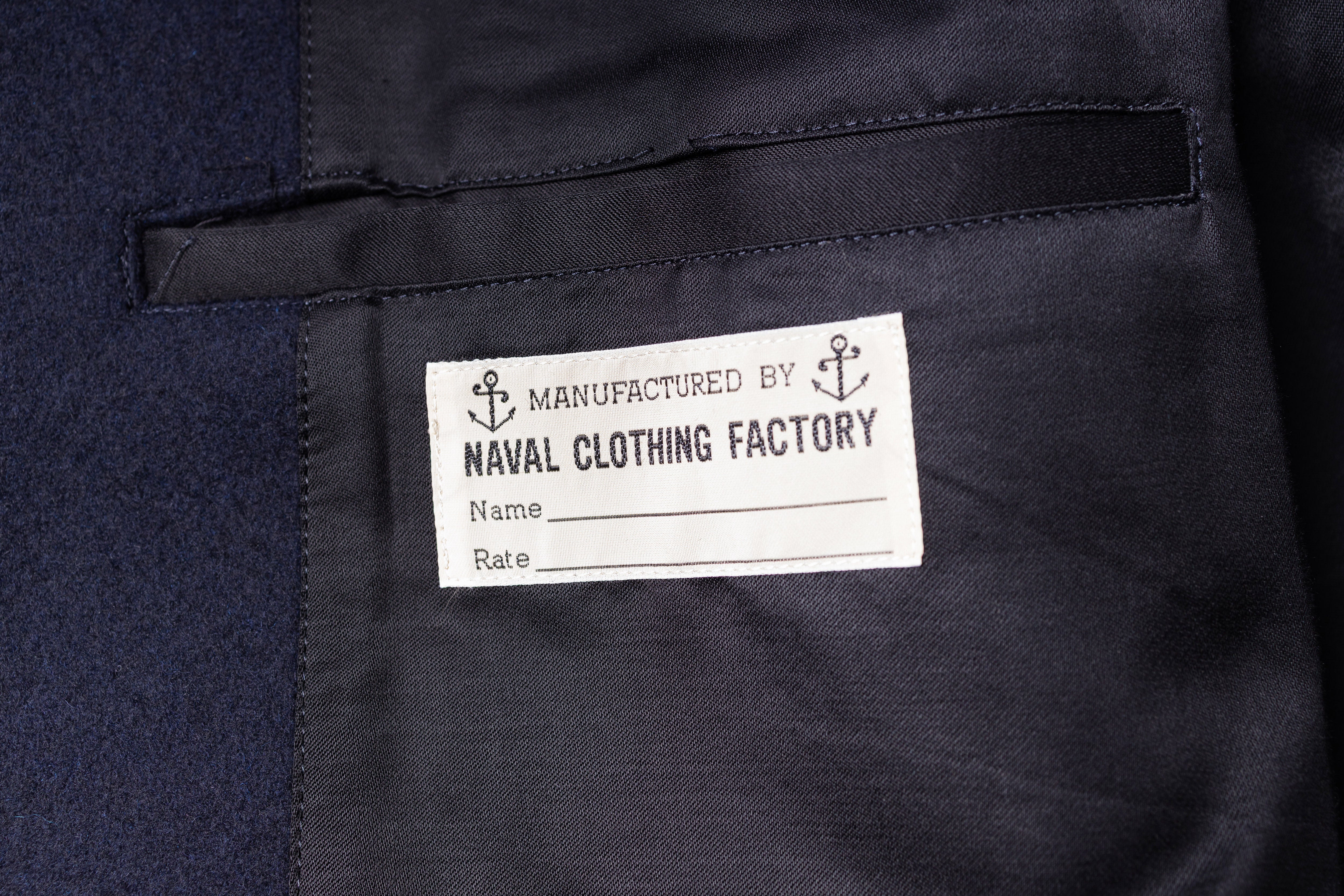 BUZZ RICKSON'S - U.S. Navy Pea Coat in Navy