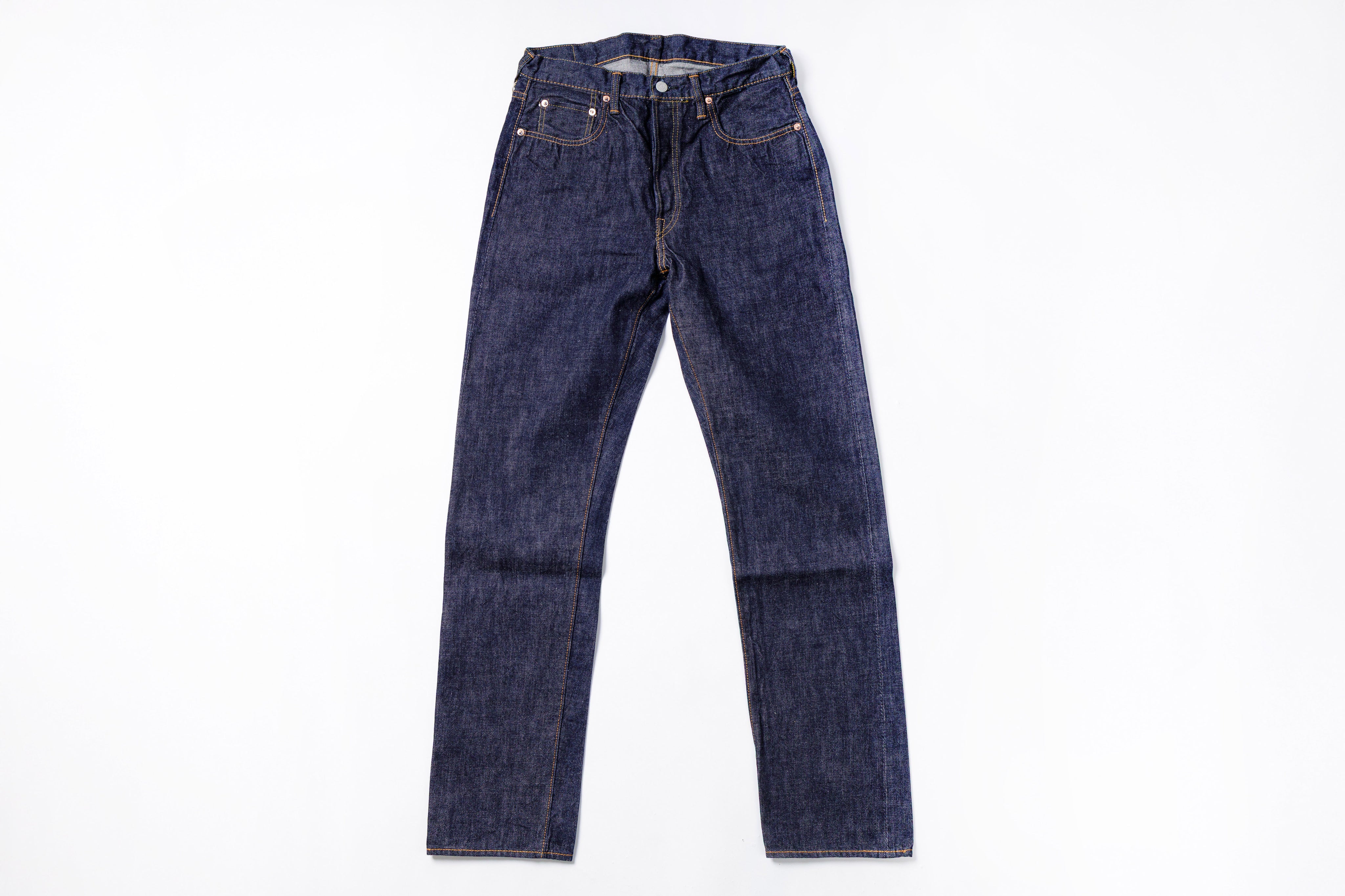 FULLCOUNT Clean Straight Jeans One Wash Front View