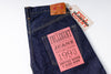 Wide Straight Jeans One Wash Zoomed in Folded View