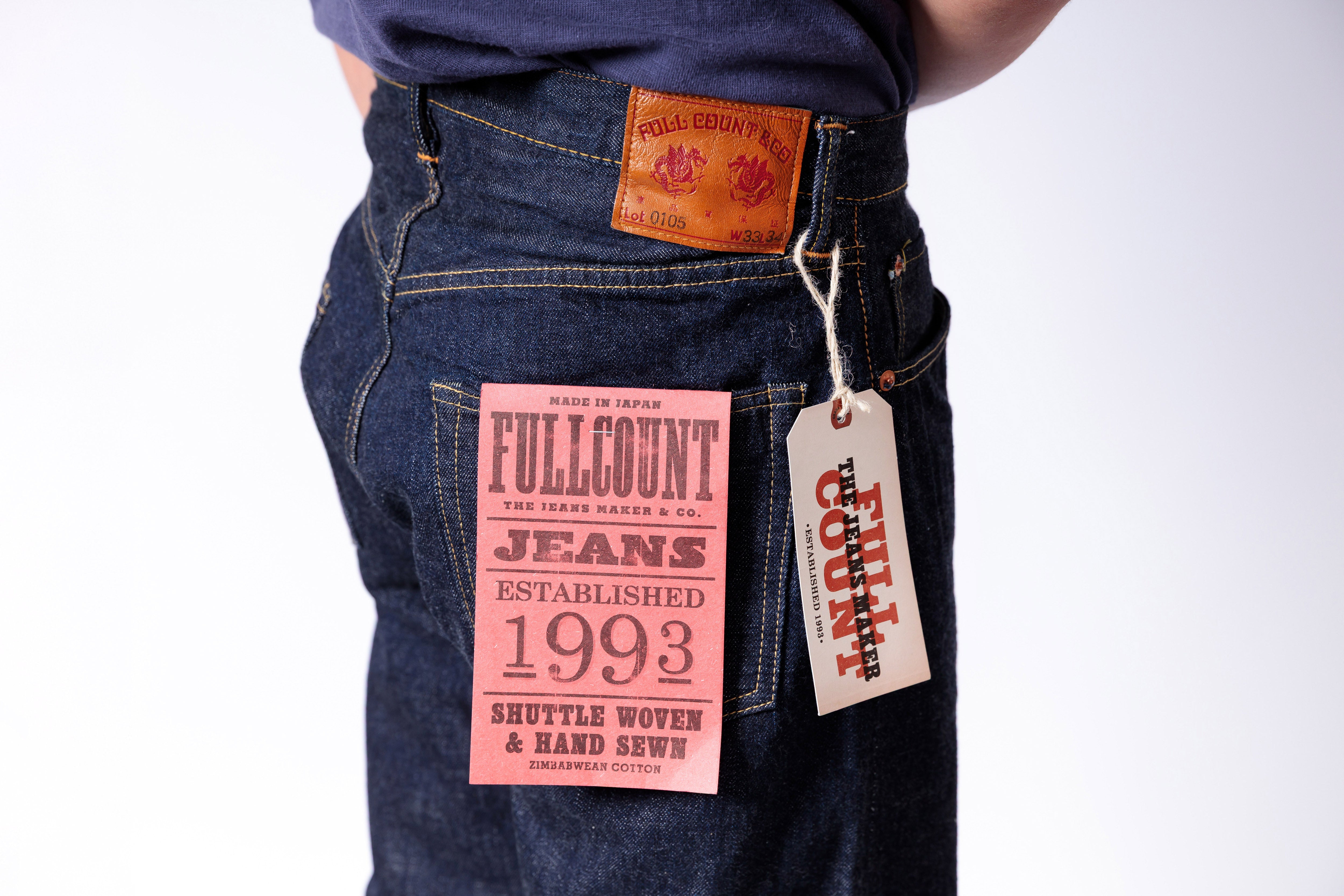 FULLCOUNT - 0105W 13.7oz Wide Straight Jeans One Wash