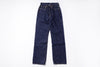 Womens' Wide Straight "MONROE" Jeans in Dark Indigo Front View