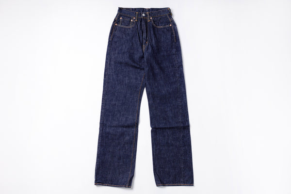 Womens' Wide Straight "MONROE" Jeans in Dark Indigo Front View