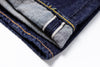 Womens' Wide Straight "MONROE" Jeans Selvedge ID on Hem View